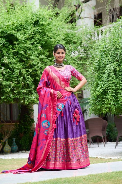 Picture of Appealing Dola Silk Multi Lehenga Choli