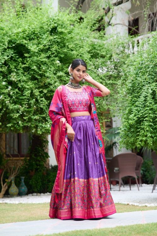 Picture of Appealing Dola Silk Multi Lehenga Choli