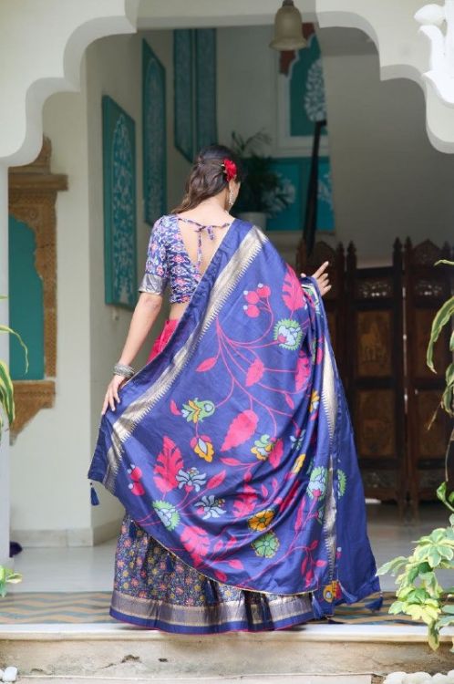 Picture of Comely Dola Silk Multi Lehenga Choli