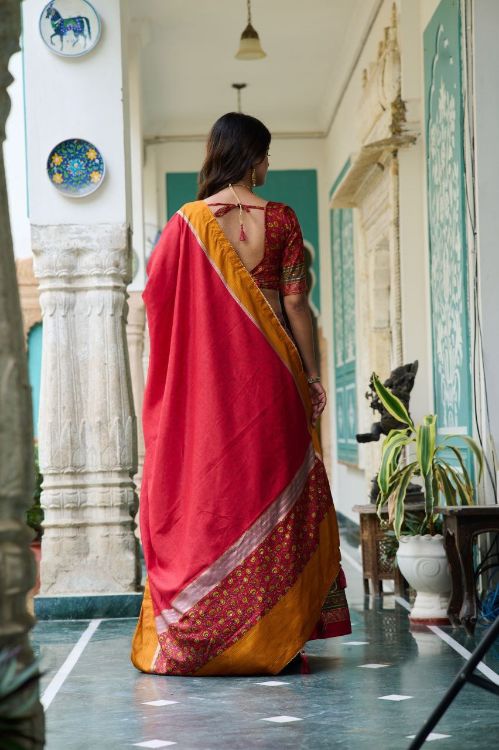 Picture of Well Formed Tussar Silk Multi Lehenga Choli
